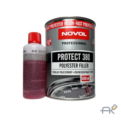 Грунт NOVOL PROTECT 380 полиэфирный 0.8л+0.08л